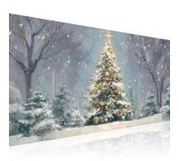 Winter Diamond Painting Kits for Adults Large Full Drill ChristmasTree Diamond Art with Accessories,DIY 5D Gem Crystal Art Craft for Beginners Embroidery for Home Decor & Women Gifts,100x200cm 2Z-721