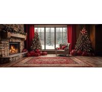 Winter Diamond Pinting Landscape Diamond Art Kits Adults, Crystal Gem Art 5D DIY Round Full Drill Crystal Rhinestone Embroidery Cross Stitch Hobbies for Adults Women, Home Decor 90x180cm -hjw2604KF