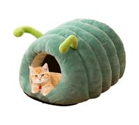 Winter Dog Bed, Cat Tent - Pet Cave Tent with Semi-Covered Bed, Soft Plush Cat Bed, Non-Slip Puppy House for Small Pets, Dogs Me