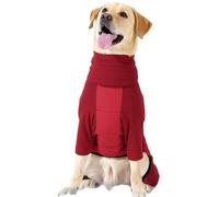 Winter Dog Clothes - Cold Weather Puppy Clothes With High Collar - Waterproof Winter Pet Coat for Small Large Dog Outdoor Hiking Camping Walking
