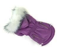 Winter Dog Coats Dogs Jacket for Cold Weather Soft Winter Coat Windproof Warm Dog Jacket Dog Snowsuit Waterproof Pet Dog Harness Vest for Small Medium Extra Large Dogs(Purple,L)
