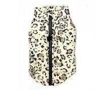 Winter Dog Coats Dogs Jacket for Cold Weather Soft Winter Coat Windproof Warm Dog Jacket Dog Snowsuit Waterproof Pet Dog Harness Vest for Small Medium Extra Large Dogs(Leopard,XL)