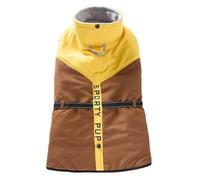 Winter Dog Coats Dogs Jacket for Cold Weather Soft Winter Coat Windproof Warm Dog Jacket Dog Snowsuit Waterproof Pet Dog Harness Vest for Small Medium Extra Large Dogs(DZ299-coffe,XXL)