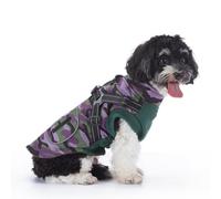 Winter Dog Coats Dogs Jacket for Cold Weather Soft Winter Coat Windproof Warm Dog Jacket Dog Snowsuit Waterproof Pet Dog Harness Vest for Small Medium Extra Large Dogs(DZ279-Purple,XL)