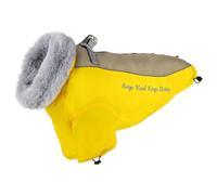 Winter Dog Coats Dogs Jacket for Cold Weather Soft Winter Coat Windproof Warm Dog Jacket Dog Snowsuit Waterproof Pet Dog Harness Vest for Small Medium Extra Large Dogs(Yellow,6XL-bust91cm)