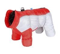 Winter Dog Coats Dogs Jacket for Cold Weather Soft Winter Coat Windproof Warm Dog Jacket Dog Snowsuit Waterproof Pet Dog Harness Vest for Small Medium Extra Large Dogs(Red,3XL-Bust60cm)