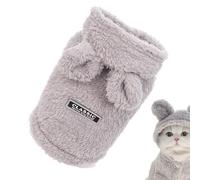 Winter Dog Hoodie, Warm Dog Sweatshirt, Coats for Cold Weather, Cute Rabbit Ear Sweatshirts for Small Dogs, Warm Coat for Cars, Dogs, Puppy Costume