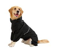 Winter Dog Jumpsuit - Water Resistant Insulated Thermal Fabric | Breathable & Fitted Snowsuit, Protective Clothing That Covers the Whole Body, Adjustable for Outdoor Walking