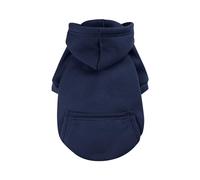 Winter Dog Sweater Warm Denim Pocket Pet Clothes Cozy Two Legged Outfit Fashionable Pet Apparel Soft Comfortable Cat Clothing (Navy, XL)