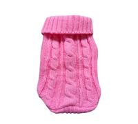 Winter Dog Sweater - Warm Woolly Knit Pet Jumper for Small & Medium Dogs (Chihuahua, Yorkie) & Cats | Soft Fleece-Lined Dog T-Shirt | Cozy Autumn/Winter Pet Clothes UK(Pink,S(1-2kg))