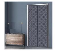 Winter Door Curtain Windproof and Warm Winter Door Curtains Oxford Cloth Magnetic and Silent for Middle Opening(90x200cm)