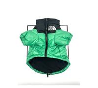 Winter Down Jacket for Schnauzer, Durable Dog Parka for Small and Medium Dogs, Warm, Thick Vest, Puppy Coats for French Bulldogs (Green, XL)