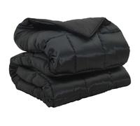 Winter Duvet, Black, 155 x 220 cm, Made of Satin and Microfibre, Anti-Allergic, Moisture-Absorbent, Wrinkle Resistant, Oeko-Tex Certified for Warm Nights and Comfortable Sleeping Comfort