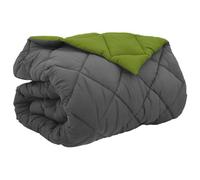 Winter Duvet, Green and Anthracite, 200 x 220 cm, Microfibre with Polyester Filling, Lightweight and Breathable, Ideal as a Year-Round Duvet for Warmth and Comfort in the Bedroom
