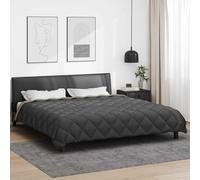 Winter Duvet, Light Grey and Anthracite, 200 x 220 cm, Microfibre Quilt with Polyester Filling, Breathable, Hypoallergenic, Easy Care, Ideal for Cold Months and Cosy Sleep