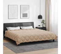 Winter Duvet, Taupe, 220 x 240 cm, Microfibre with Polyester Filling, Quilted Quilt, Breathable, Easy Care, Hypoallergenic, Oeko-Tex Certified, Warm Blanket for Cold Nights