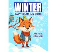 Winter Easy Coloring Book: Simple Line Art Pages for All Skill Levels