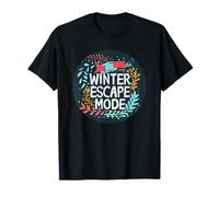 Winter Escape Mode Design for a Peaceful Break T-Shirt