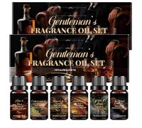 Winter Essence Oil Set, 6x10ml Men Premiums Fragrant Oil Set for Diffusers, Soaps Candle Making, Men Essences Oil Gift Set (2)