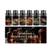 Winter Essence Oil Set, 6x10ml Men Premiums Fragrant Oil Set for Diffusers, Soaps Candle Making, Men Essences Oil Gift Set (1)