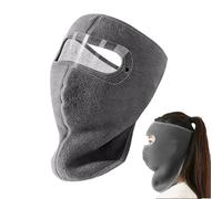 Winter Face Masque for Men | Warm Thickened Full Face Cover,Full Masque with Detachable Goggles - for Women Cycling Riding Motorcycle Snowboarding Outdoor