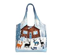 Winter Fawn Shoulder bag - convenient to carry, suitable for shopping, work and study
