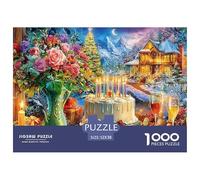 Winter Feast Jigsaws 1000 Piece Puzzle Colourful Challenging Brainteasing Educational Games for Adults Kids 52x38cm/1000pcs