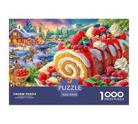 Winter Feast SceneMonumental Jigsaw Puzzles for Adults Featuring 1000 Advanced, Notoriously Difficult Challenging Puzzle Educational Game Pieces - Designed As The Most Memorable Gift Jigsaw Puzzles F