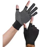 Winter Fingerless Gloves - Half Finger Warm Gloves | Fingerless Convertible Mittens - For Men and Women, Warm Winter Knitted Gloves for Driving, Working, Typing, Writing, (