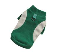 Winter Fleece Pet Dog Clothes Puppy Clothing French Bulldog Coat Pug Costumes Jacket For Small Dogs Chihuahua Vest Yorkie Kitten(505 Emperor Green,S)