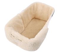 Winter Fleece Pet Strollers Cover Windproof Design Cold Weather Protections Soft Machine Washable Liner for Dog Cats Furry Machine Washable Pet Strollers Coat