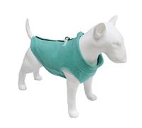 Winter Fleece Warm Solid Color Dog Vest Jacket With Zipper D-Ring For Pugs Poodles Chihuahuas Schnauzers Beagles,A,XL