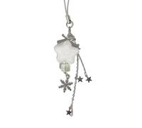Winter Flock Snowflake Star Phone Accessories Phone Strap Alloy Texture Suitable for Daily Use or Special Occasion