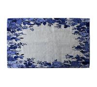 Winter Floral Frame Stylish KitchenTowel Benjamin Tate Design Blue One Size
