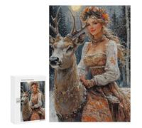 Winter Forest Fantasy-2 Puzzle 1000 Teile Schwer Puzzle Spielzeug Lernspiel Impossible Herausforderungsspielzeug Für Erwachsene Kinder 300 PCS