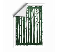 Winter Forest Sentinels Scandinavian Unframed Wall Art Print A4 (29.7×21cm), Wall Decor for Living Room, Bedroom, Office & Home, Art Gift
