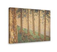 Winter Forest Wonderland Scene Art Poster Canvas Poster Wall Art Decor Print Picture Paintings for Living Room Bedroom Decoration 20x30inch(50x75cm)