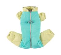 Winter Four-Leg Warm Lightweight Cotton Dog Jacket With Zipper Windproof Cold-Proof For Shiba Inus Bulldogs Chihuahuas,C,3XL