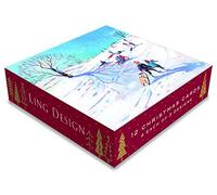 Winter Fun Christmas Deluxe Box of 12 Assorted Matt Finish Cards by Ling Design