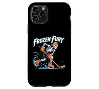 Winter Fury Skeleton Ice Hockey Skater Design Case for iPhone 11 Pro