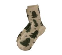 Winter Fuzzy Socks for Women Girls Cosy Warm Casual House Sleep Cute, Little Dinosaur, One Size
