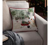 Winter Garden Printed Cushion Evans Lichfield Multi 43cm x 43cm