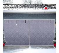 Winter ge Door Insulation Kit 2 Car Magnetic Thermal Cover Blanket Weatherproof & WindproofFits 183x198cm 229x198cm 305x274cmGray