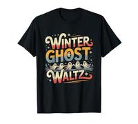 Winter Ghost Waltz Tee Cozy Glow for Romantics Halloween T-Shirt