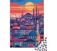 Winter Gift: Ankara Twilight 1000 Piece Jigsaw, 70x50cm/1000pcs