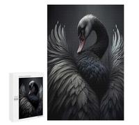 Winter Gift: © Black Swan Wings by Wes And Dotty Weber, 1000 PCS, Displayable Picture Puzzle; for Couples, Friends And Family