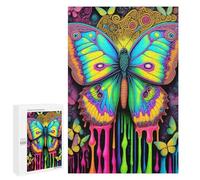Winter Gift: Butterfly Meltdown, 1000 PCS, Decorative Jigsaw for Grown-Ups - to Assemble, Frame And Display