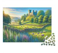 Winter Gift: Castle in The Countryside-1 1000 Piece Jigsaw, 52x38cm/1000pcs