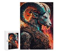Winter Gift: Digital Ram Artwork, 300 PCS, Jigsaw Puzzle for Adults, for Screen-Free Relaxation at Home