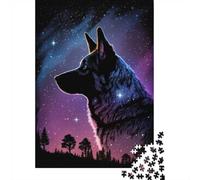 Winter Gift: German Shepherd Style 4 1000 Piece Jigsaw, 70x50cm/1000pcs